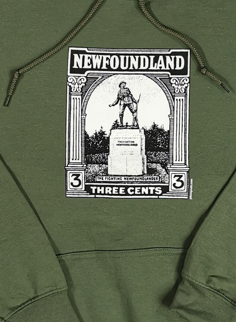 Fighting Newfoundlander Stamp Hoodie