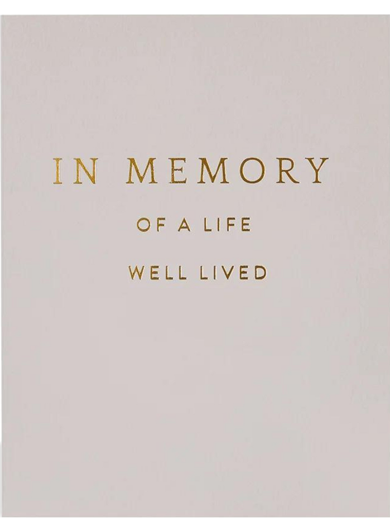 In Memory of a Life Card