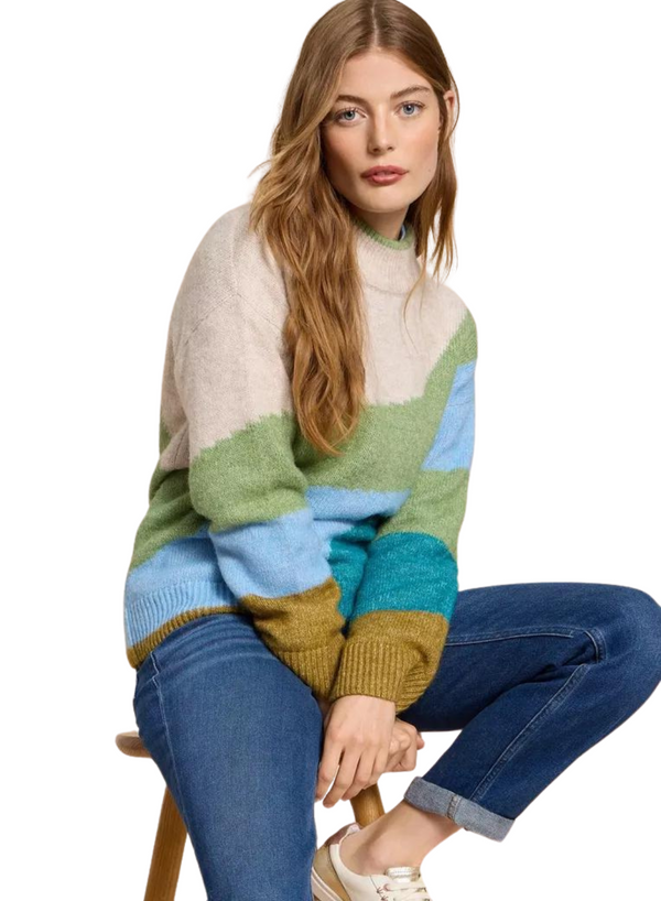 Daisy Colour-Block Sweater
