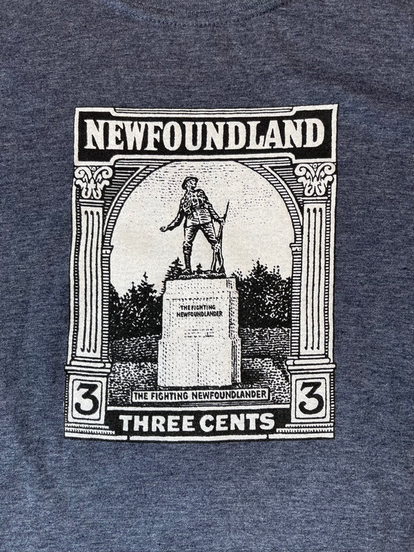 Fighting Newfoundlander Stamp T-Shirt