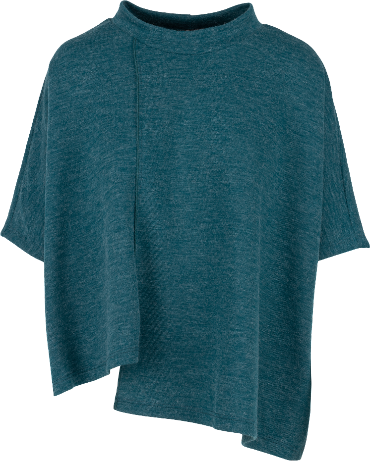 Asymmetrical Short Sleeve Sweater