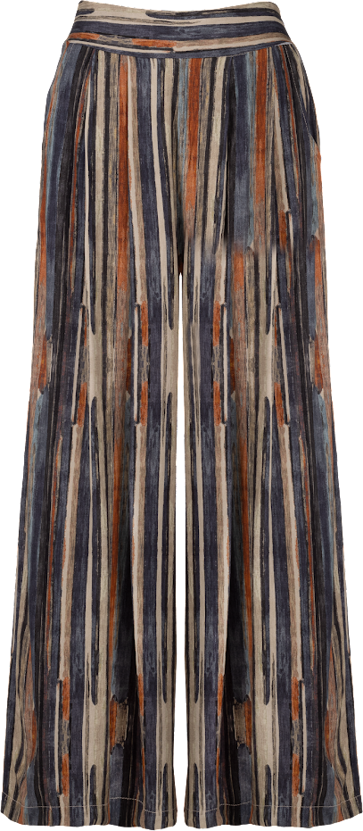 Stripe Wide Leg Pant