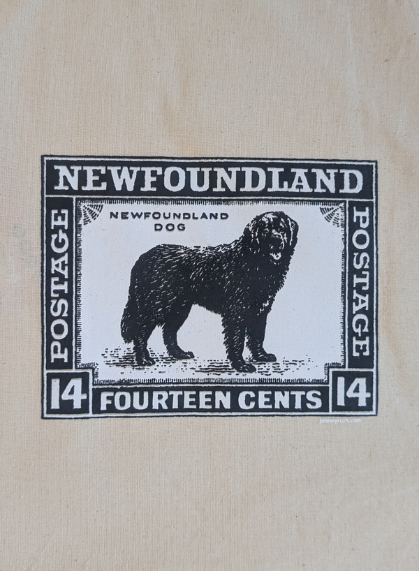 Dog Stamp Tote Bag