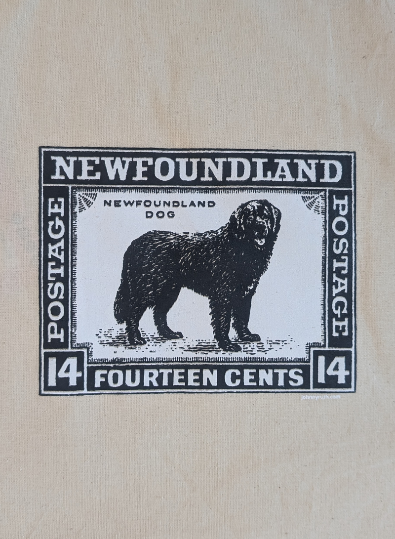 Dog Stamp Tote Bag