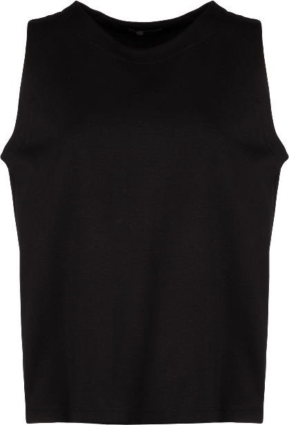 Sleeveless Crewneck Top