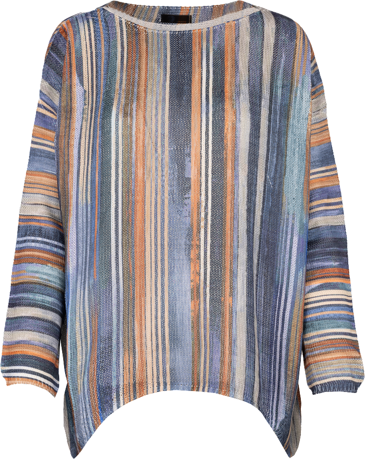 Striped Printed Top
