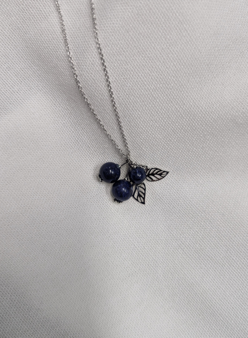 Blueberry Pendant Necklace