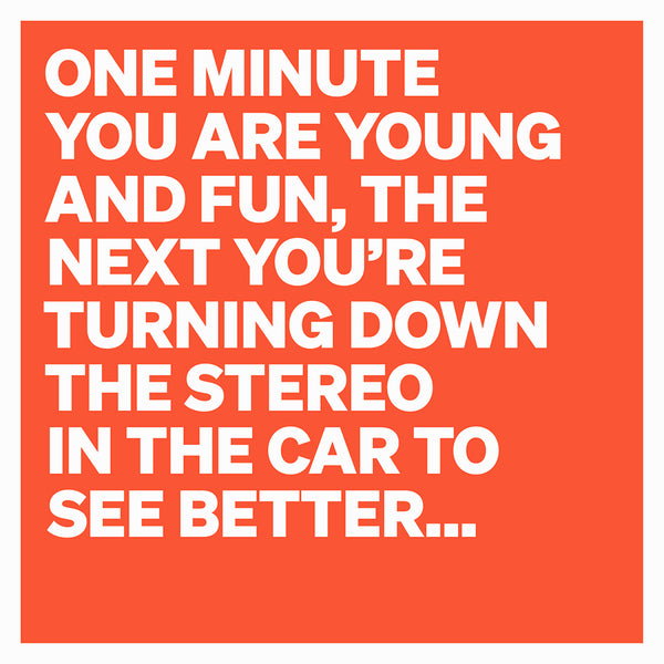 Young And Fun Card