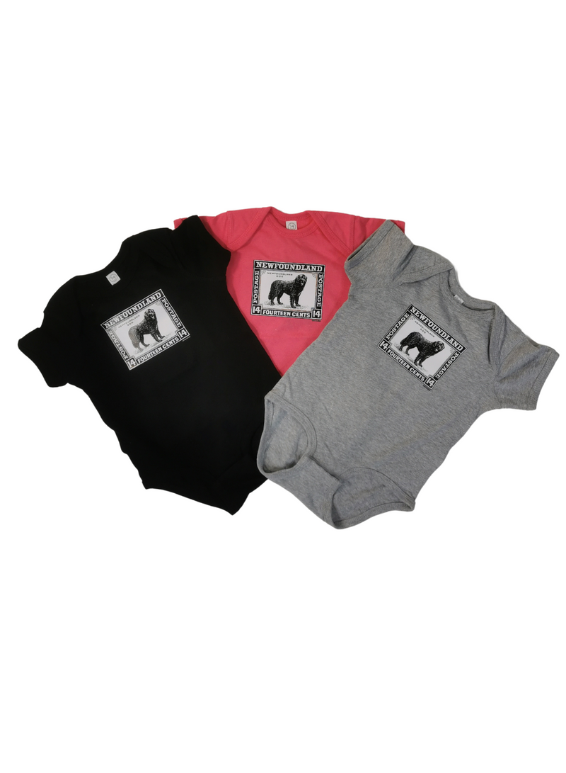 Dog Stamp Infant Onesie