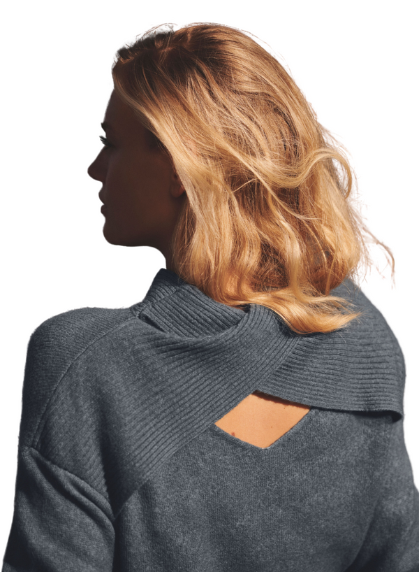 Open Neckline Sweater