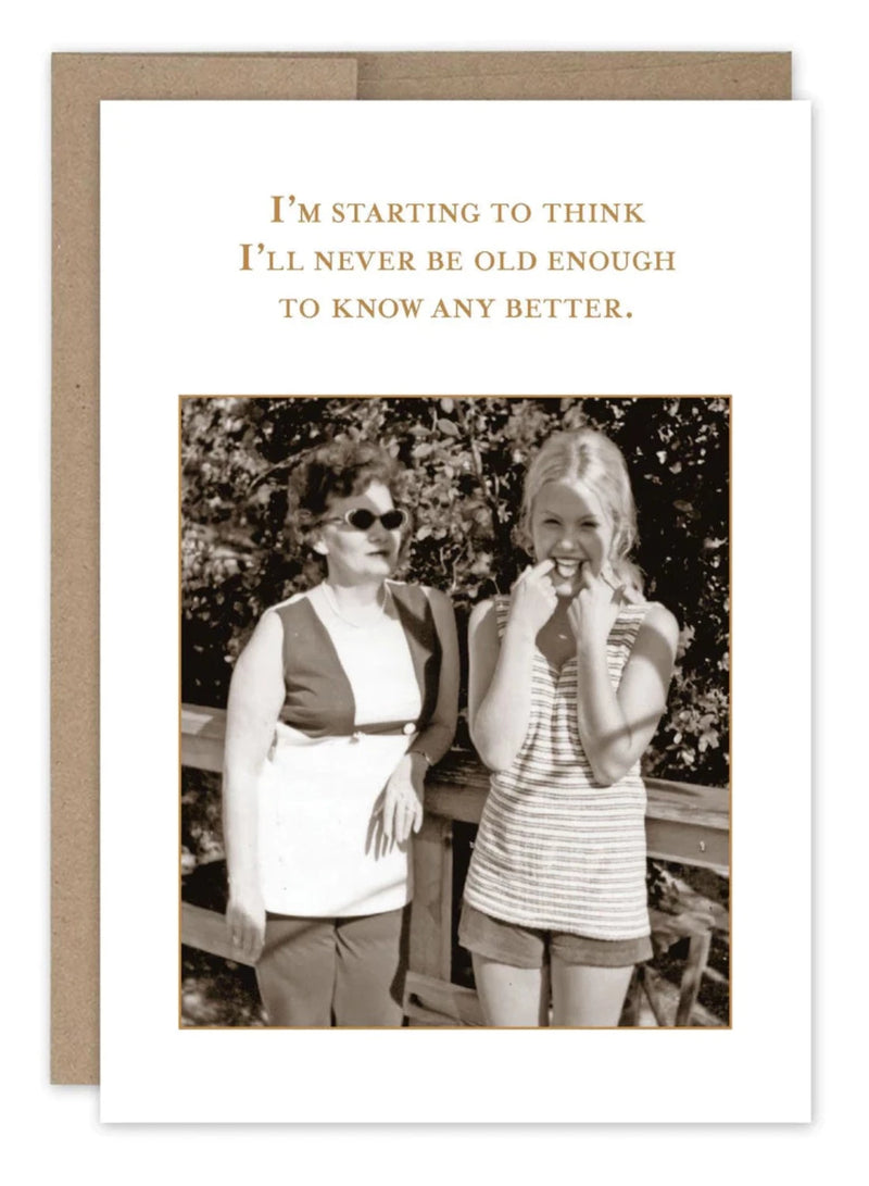 Know Better Card