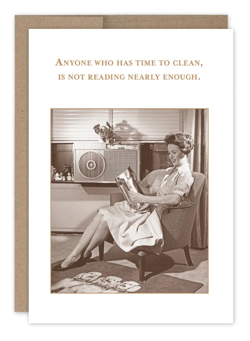 Not Reading Enough Card