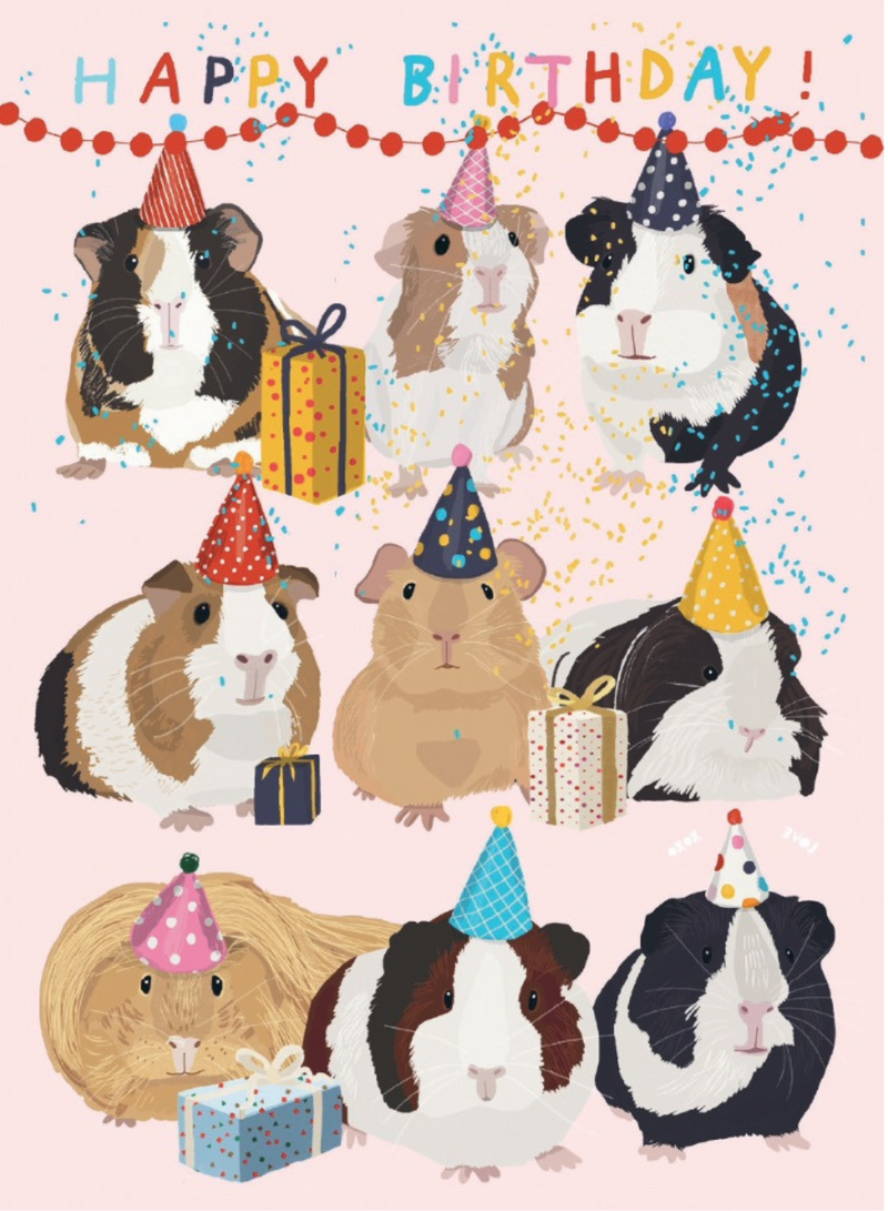 Birthday Guineas Card