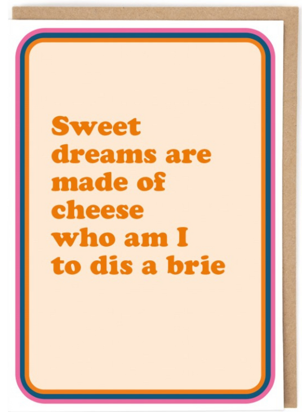 Dis A Brie Card