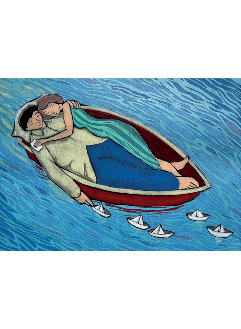 Love Notes And Little Boats Card