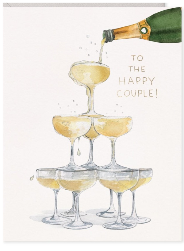Champagne Tower Card