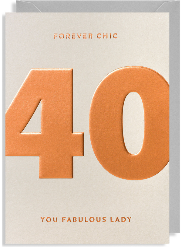 Stay Chic 40 Card