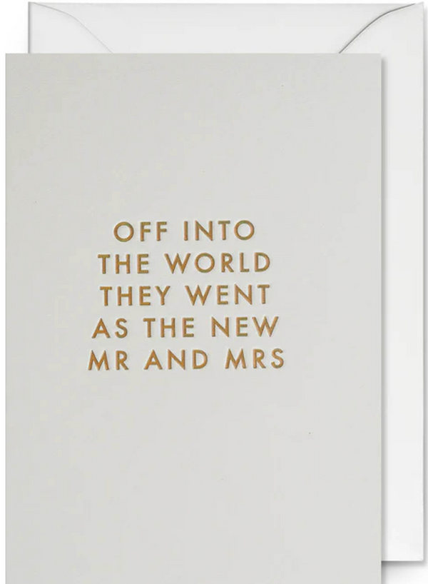 Off Into The World Card