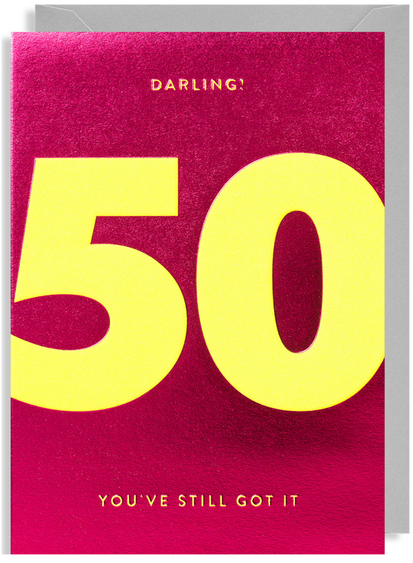 Darling 50 Card