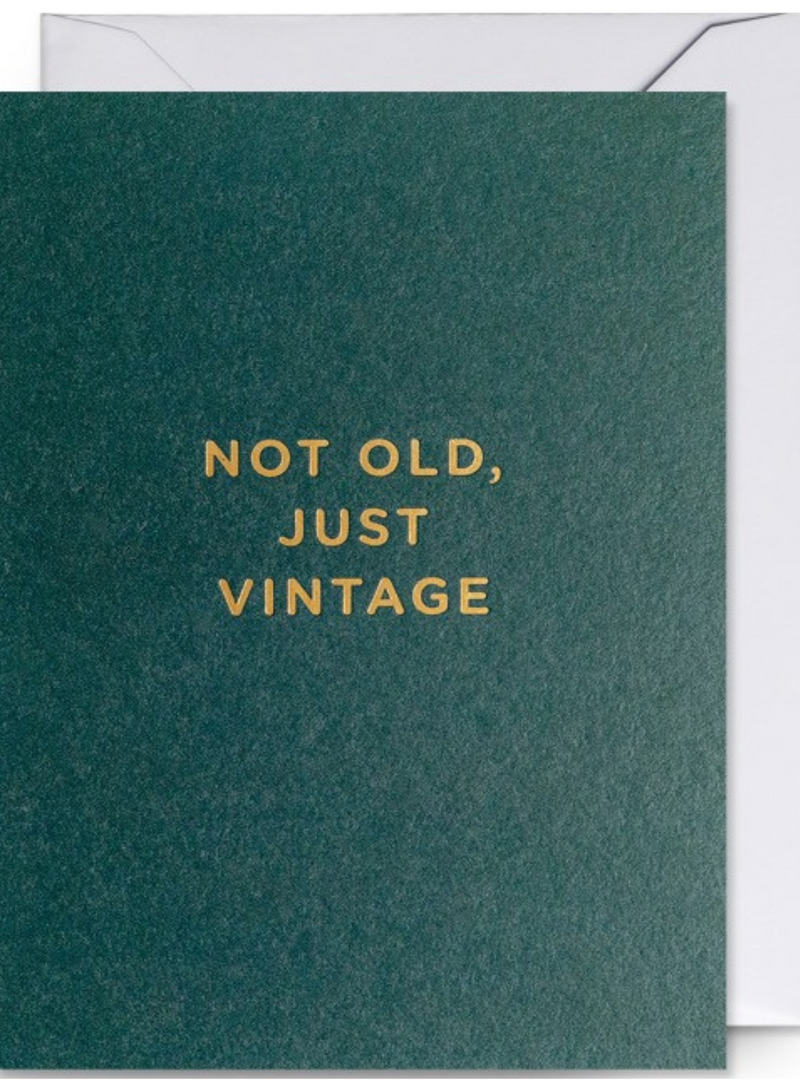 Not Old Just Vintage Mini Card