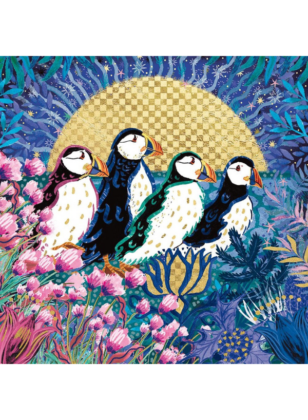 Puffin Sunrise Card