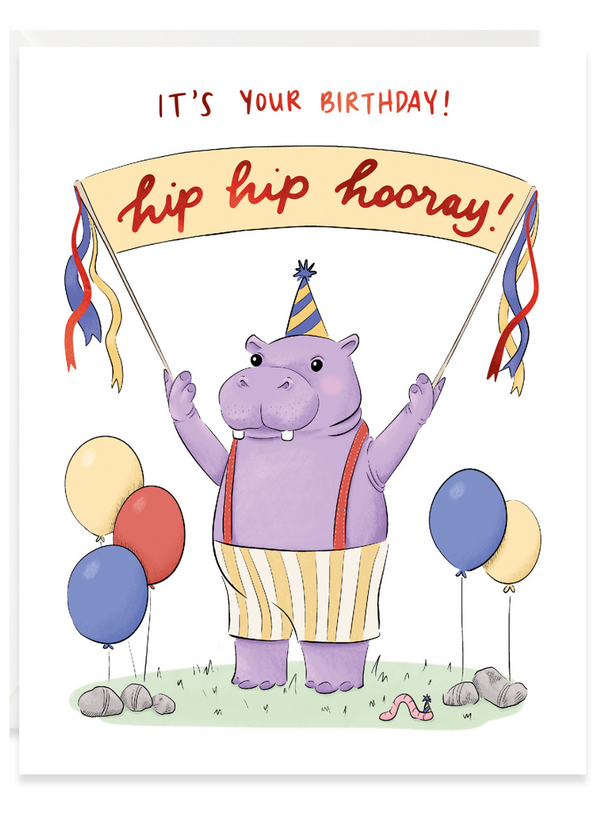 Hip Hip Hooray Card