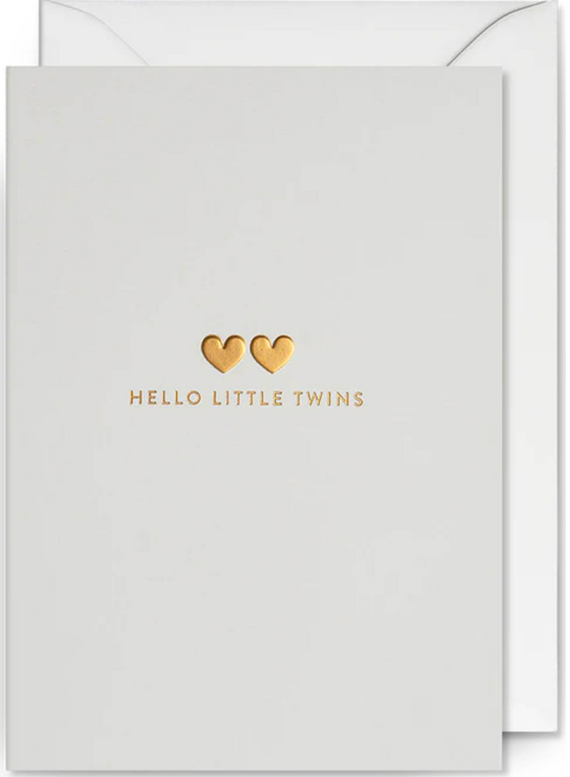 Hello Little Twins Card
