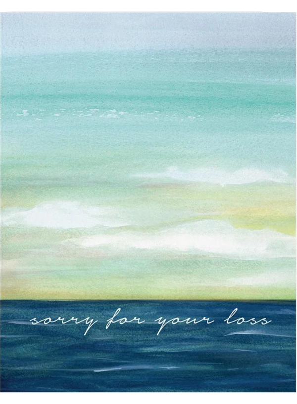 Sympathy Watercolour Card