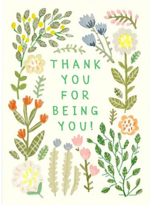 Thank You Floral Card