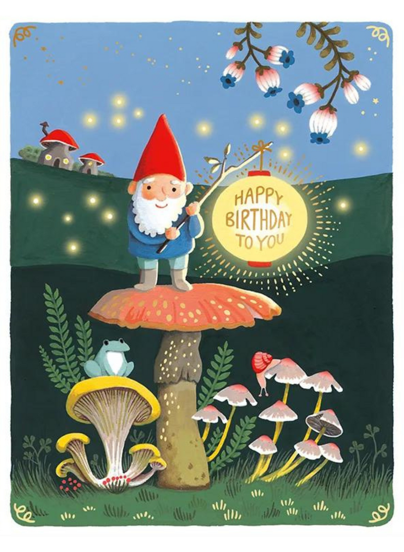 Gnome Birthday Card