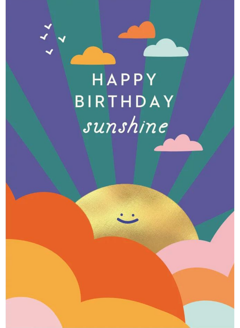 Happy Birthday Sunshine Card