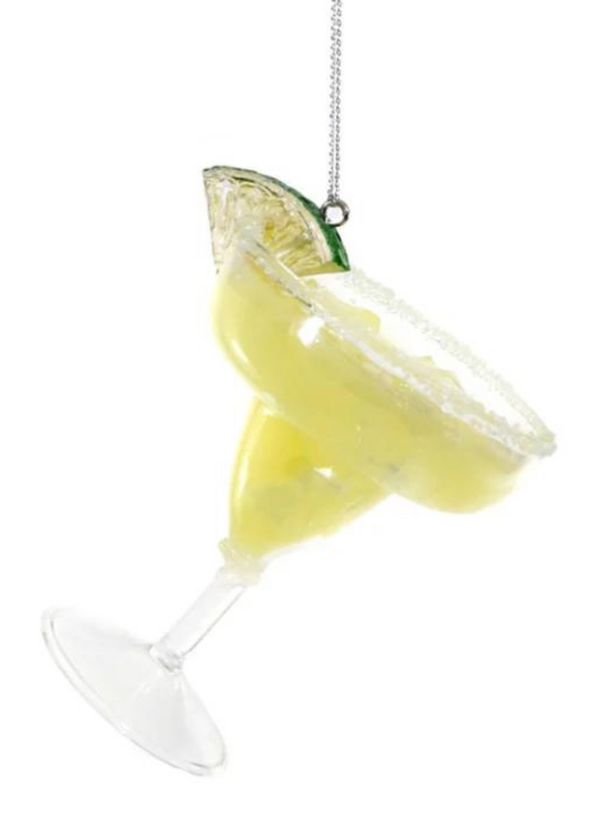 Lime Margarita Glass Ornament