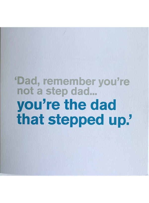 Dad That Stepped Up Card