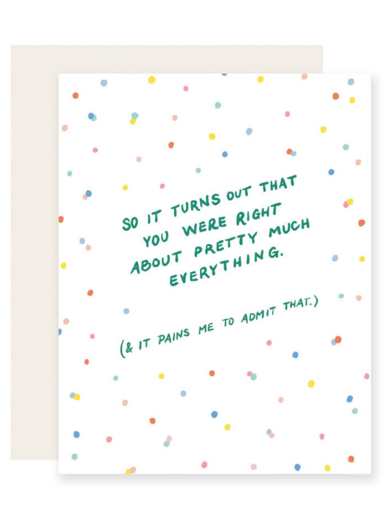 So It Turns Out Card