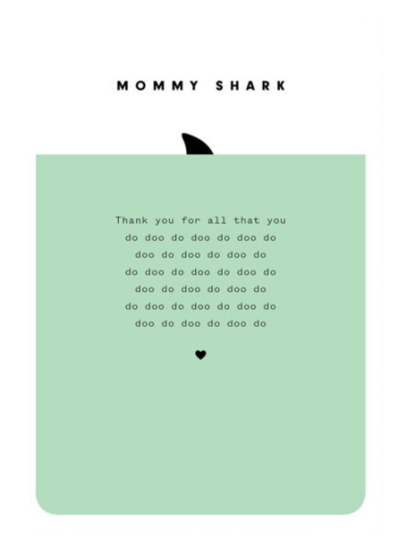 Mommy Shark Card