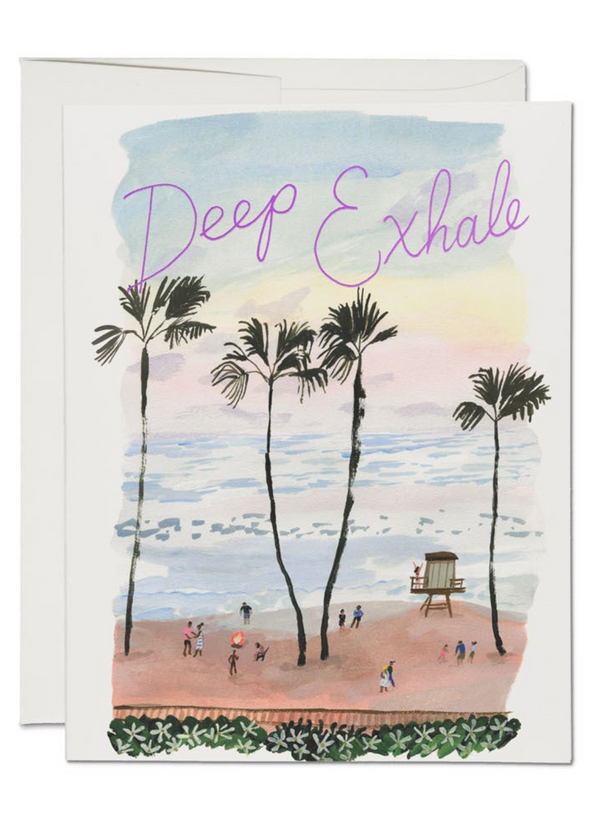 Deep Exhale Card