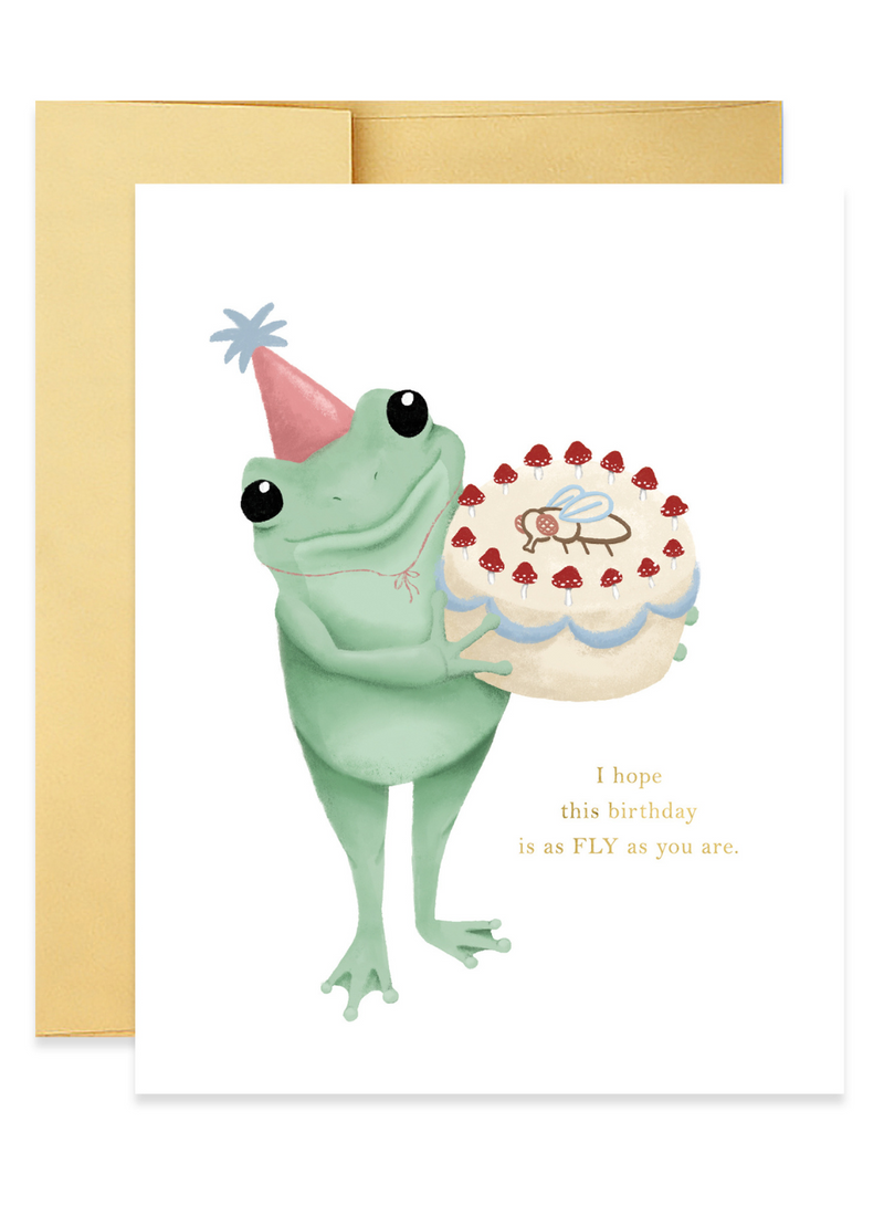 Fly Birthday Card