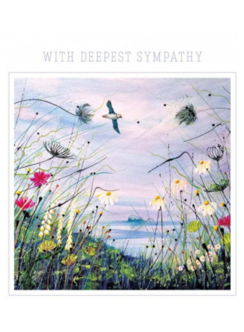 Summer Flight Sympathy Card