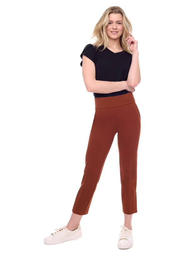 Ponte Slim Cropped Pant