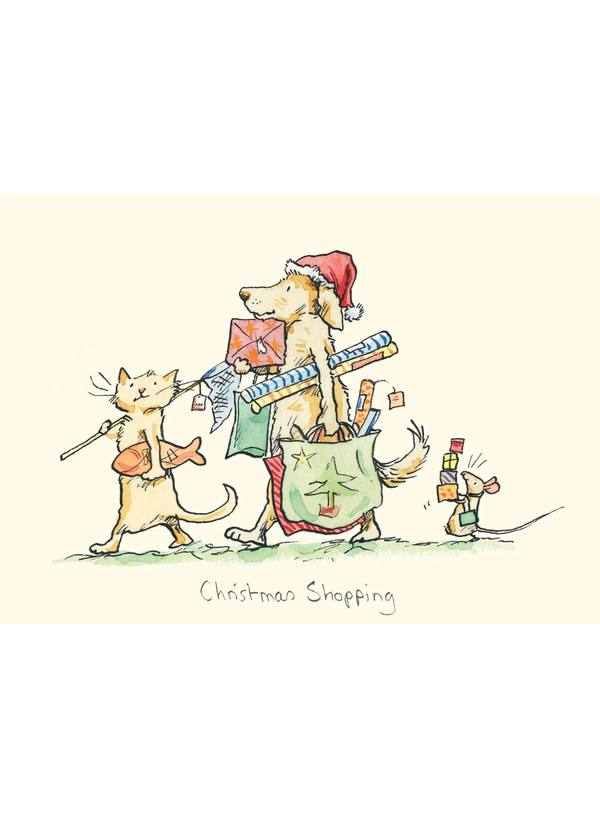 Christmas Shopping Card