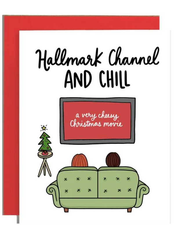 Cheesy Christmas Movies Card