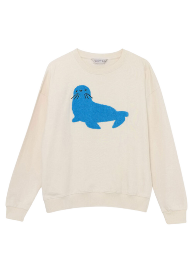 Seal Print Sweater