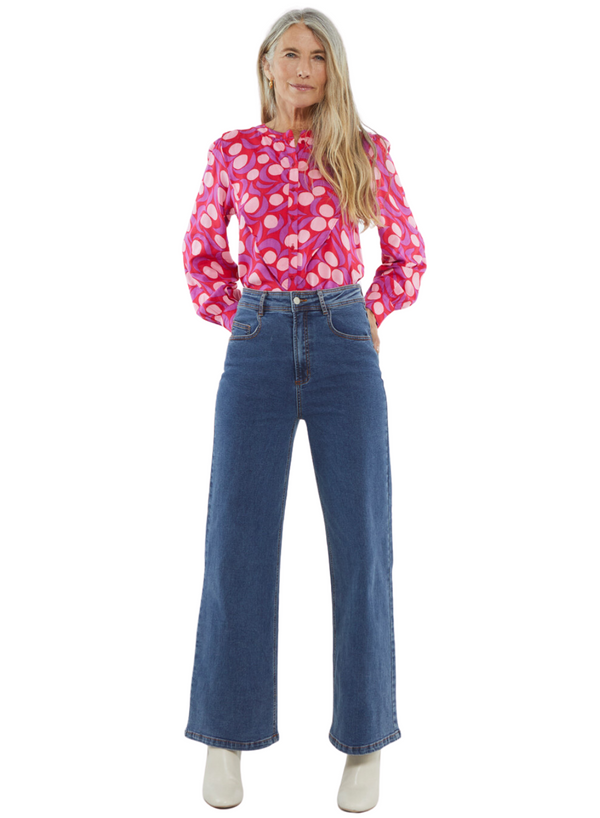 Pink Fantasy Print Shirt