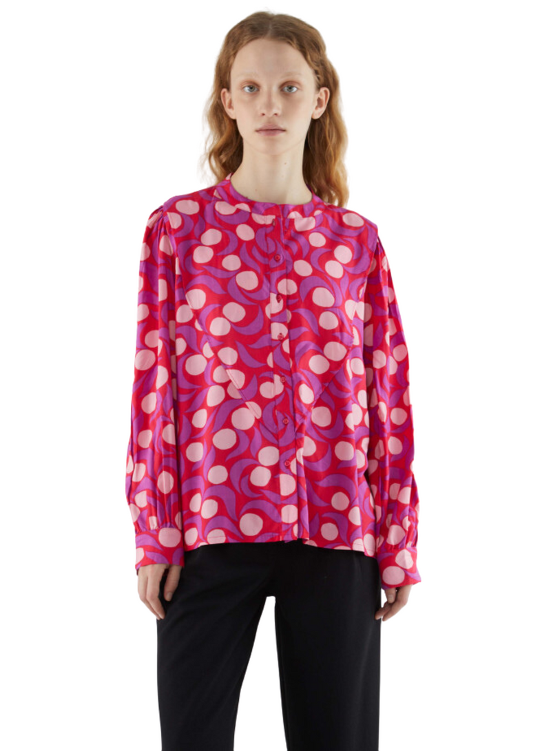 Pink Fantasy Print Shirt