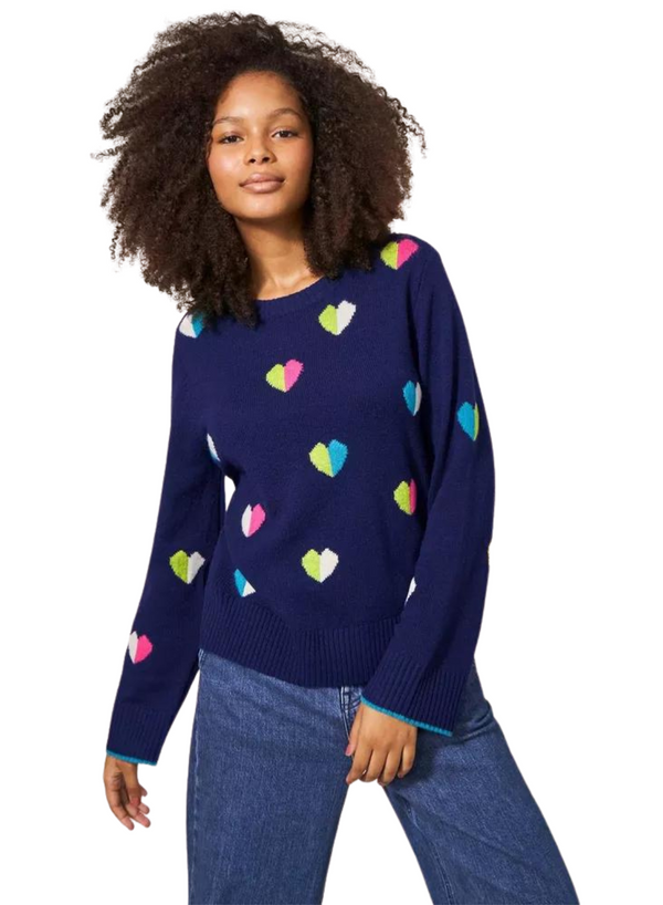 Multi Heart Sweater