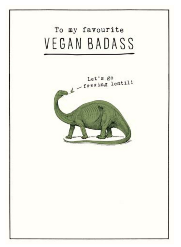 Vegan Badass Dinosaur