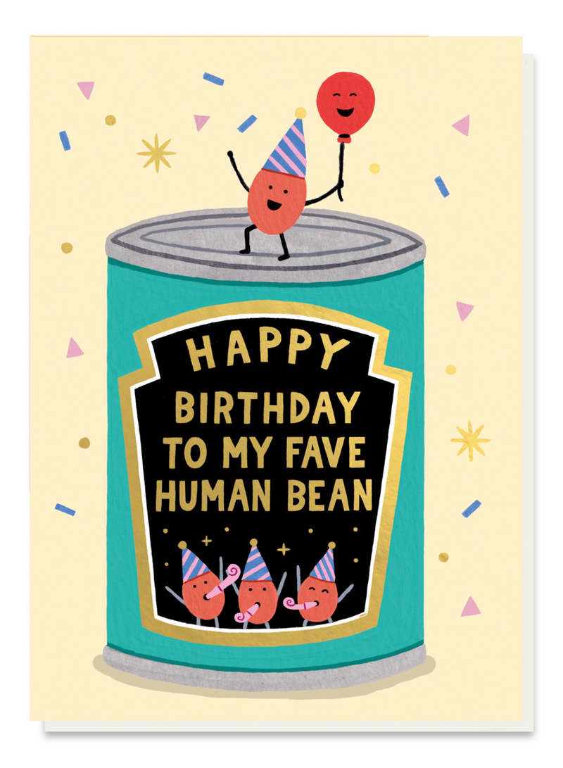 Fave Human Bean Card