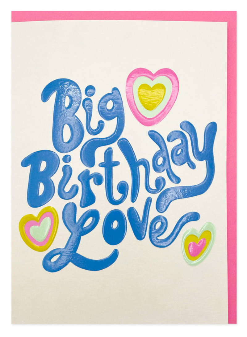 Big Birthday Love Card