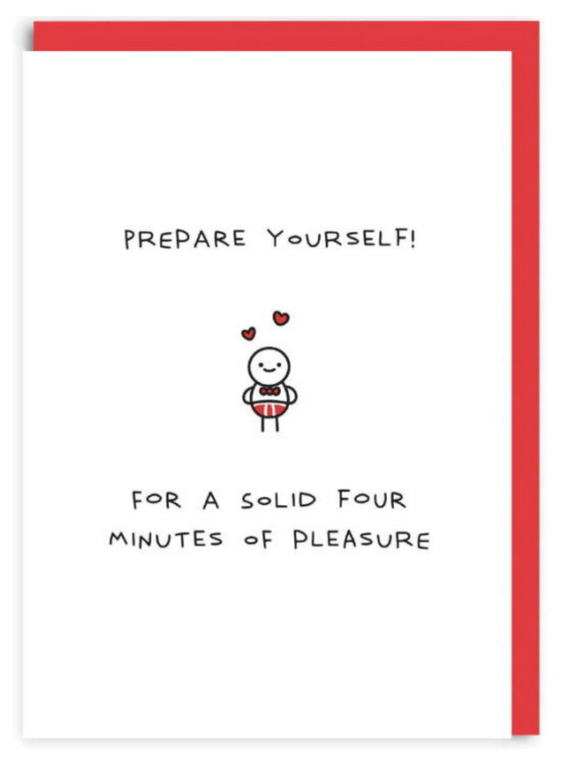 Four Minutes Of Pleasure Card