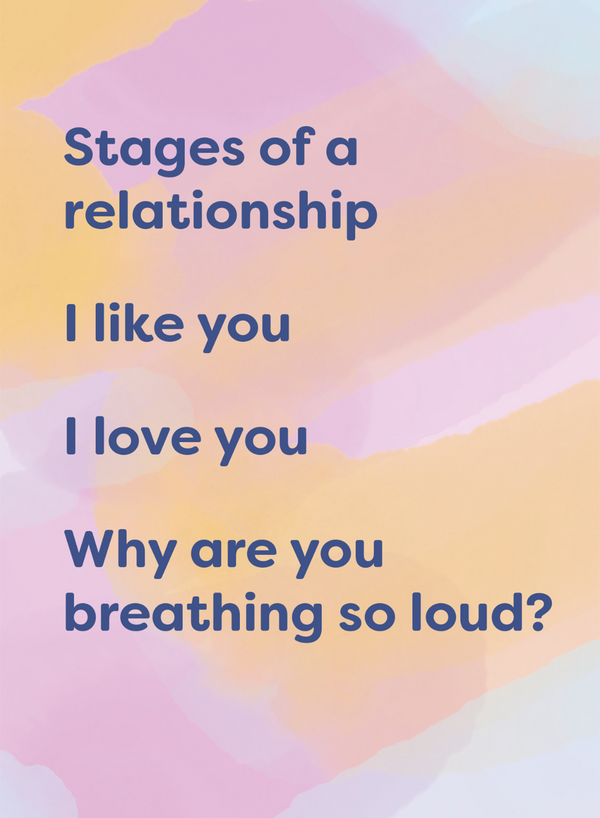 Stages of a Relationship Card